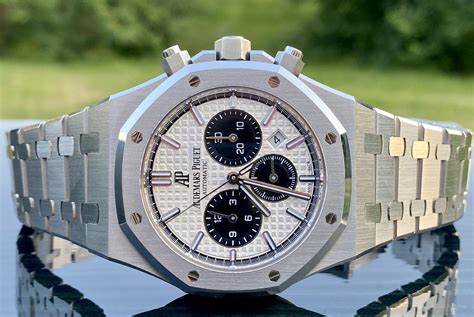 audemars piguet royal oak chronograph panda dial|Audemars Piguet royal oak cost.